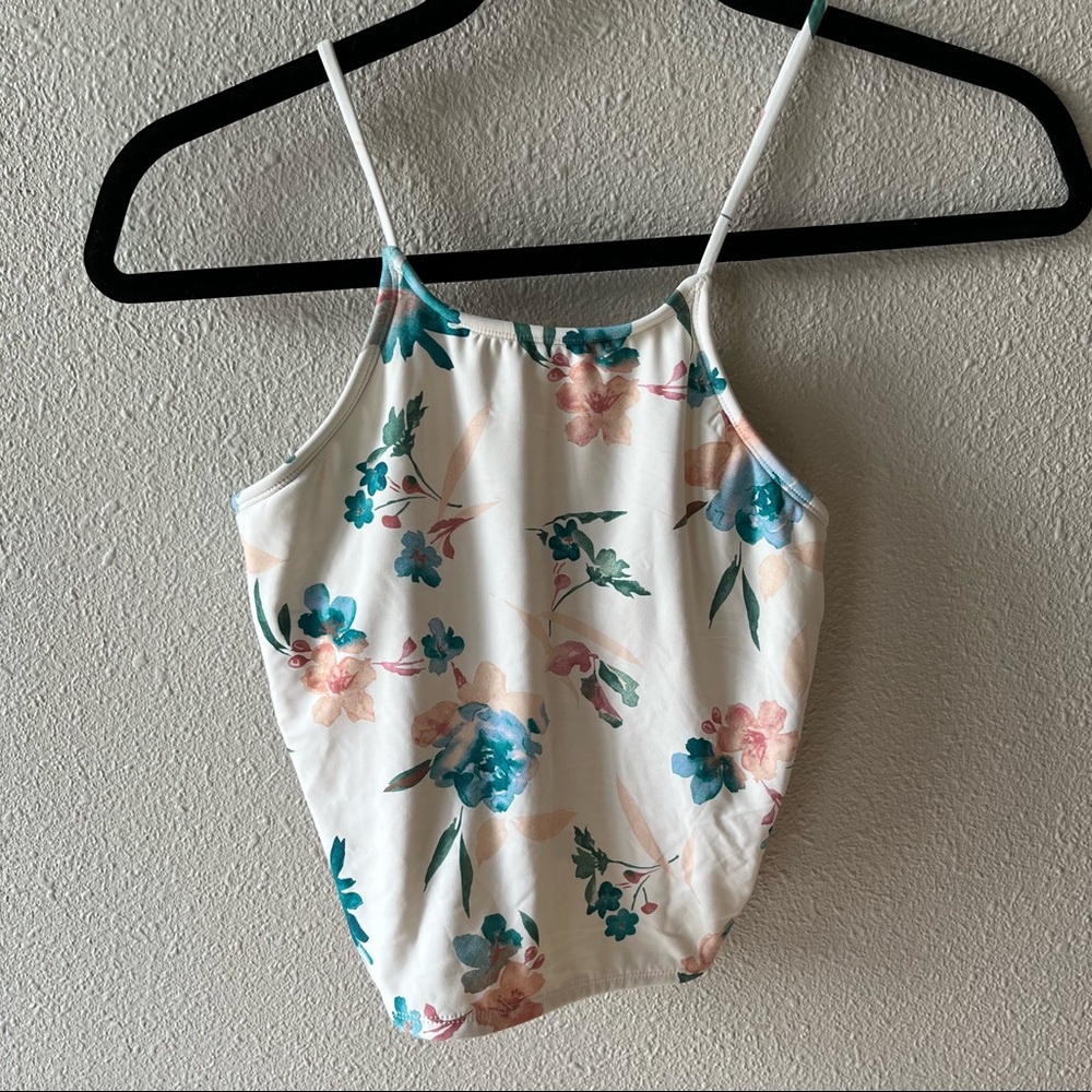 O’Neill girls swim top floral size 14 Girls